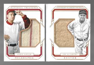 Joe McCarthy Eddie Sawyer 2019 Dual Relic Booklet