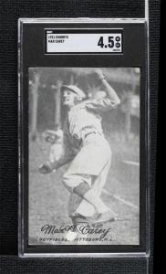 1921 Max Carey Exhibits SGC 4.5 HOF Card