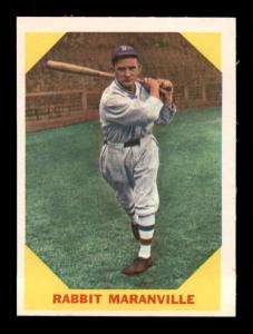 1960 Fleer Rabbit Maranville #21 Sports Card