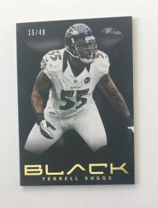 2013 Panini Black Terrell Suggs Gold Foil SP