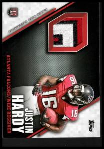 2015 Topps Justin Hardy Rookie Card Atlanta Falcons