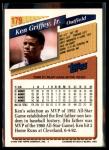 1993 Topps Gold Ken Griffey Jr. Mariners Card