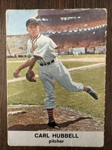 Carl Hubbell 1961 Golden Press Baseball Card