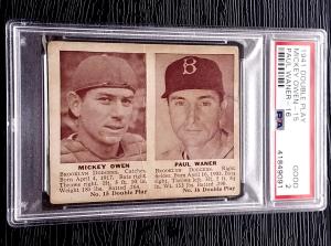 1941 Paul Waner Double Play Baseball Card #15/16