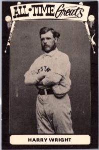 1975 TCMA Harry Wright All-Time Greats Card