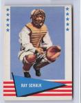 1961 Fleer Ray Schalk #136 White Sox Card