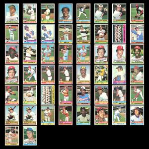 1976 Topps Vintage Baseball Card Lot of 50