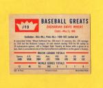 1960 Fleer Zack Wheat #12 Brooklyn Dodgers Card