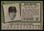 1971 Topps Baseball Cards - Choose Your Card