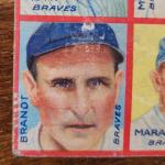 1935 Goudey 4-in-1 Babe Ruth Sports Card