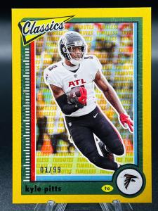 2022 Panini Classics Kyle Pitts Timeless Tributes Gold