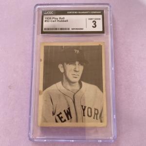 1939 Play Ball Carl Hubbell #53 Baseball Card