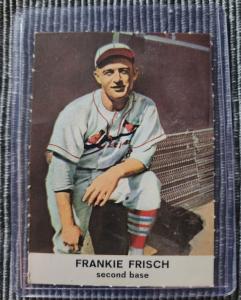 1961 Golden Press Frankie Frisch Hall of Fame Card