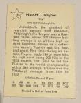 1961 Golden Press Hall of Fame Pie Traynor Card