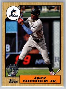 2022 Topps Jazz Chisholm Jr. #T87-77 Card