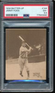 1934 Batter-Up Jimmie Foxx Card - Red Sox