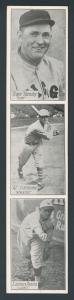 1928 R315 Uncut Strip Rogers Hornsby & Friends