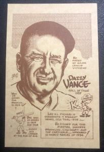 Dazzy Vance 1979 Bob Parker Baseball Card