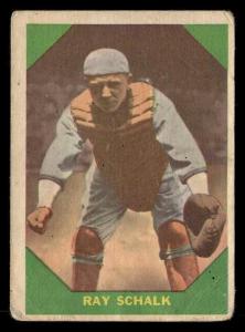1960 Fleer Baseball #56 Ray Schalk Card