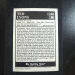 1994 Conlon Collection Ted Lyons #1248 Burgundy Card