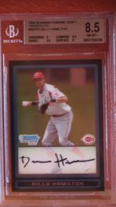 2009 Bowman Chrome Billy Hamilton Rookie Card