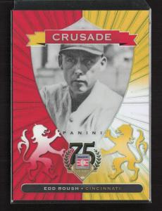 2014 Panini Hall of Fame Crusades Red Edd Roush