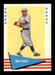 1961 Fleer Max Carey #12 Sports Card