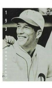 Lefty Grove Philadelphia Athletic Card - Upper Deck