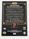 2007 Upper Deck SP Legendary Cuts Pie Traynor Card