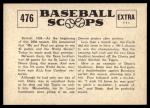 1961 Nu-Card Scoops Baseball Cards - Choose One