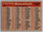 1958 Topps Kansas City A's Team Card