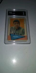 1961 Fleer Babe Ruth Yankees Card #75