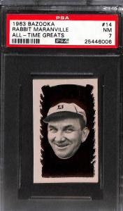 1963 Bazooka Rabbit Maranville #14 PSA 7