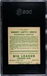 1933 Goudey Lefty Grove #220 Baseball Card