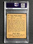 1940 Play Ball Carl Hubbell HOF Card