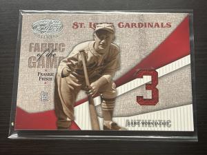 Frankie Frisch 2004 Leaf Certified Jersey 3/3