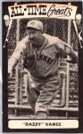 1975 TCMA Dazzy Vance All-Time Greats Card