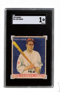 1933 Goudey Joe Cronin Baseball Card #63