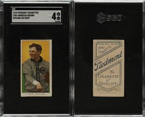 1909-11 T206 Mordecai Brown Cubs HOF Card