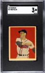 1949 Bowman Bob Feller #27 Baseball Card