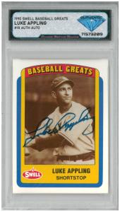 1990 Swell Luke Appling #18 Autographed Card