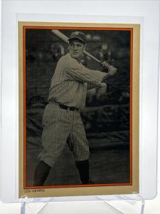 1985 Topps Lou Gehrig Baseball Card #14