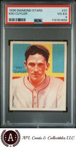 1936 Diamond Stars Kiki Cuyler Card #31