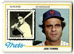 1978 Topps Joe Torre Baseball Card #109