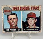 1968 Topps Rookie Stars Lou Piniella & Richie Scheinblum