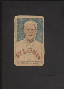 1921 George Sisler Strip Baseball Card - Rare!