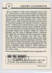 1990 Little Sun Henry Chadwick #2 HOF Card