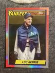 2025 Topps Lou Gehrig Baseball Card #U90-14