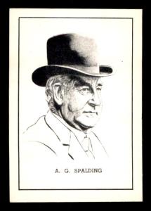 1950 Callahan HOF Baseball Card #69 Spalding