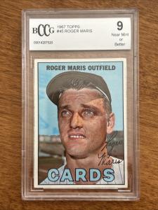 1967 Topps Roger Maris Baseball Card #45